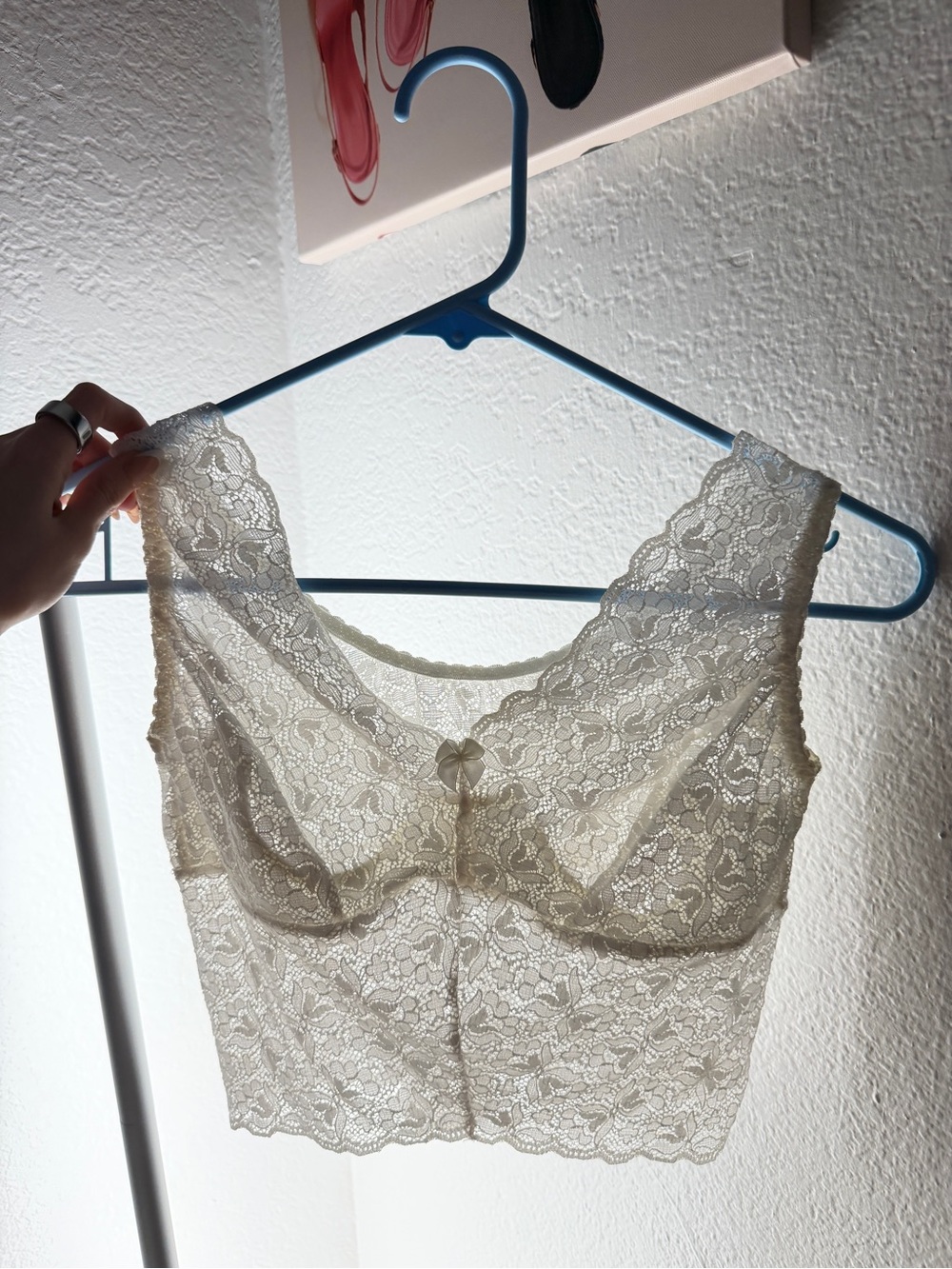 White Lace Off-Shoulder Bustier Top